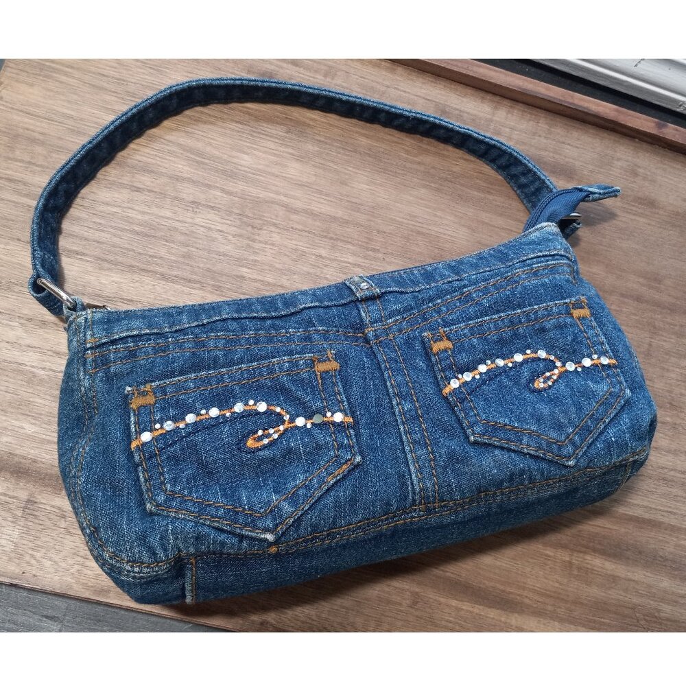 💲💲💲SALE‼️🎉Vintage Limited Too Blue Jean Mini Bag